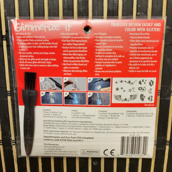 Glimmerize it- GLITTER TRANSFER ART - Picture 2 of 2